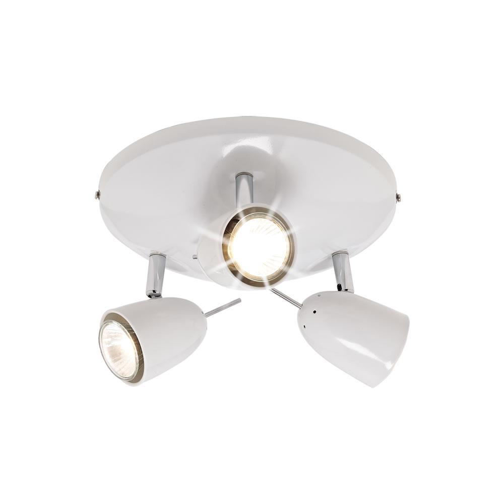 3 Arm Spot Dome White-0