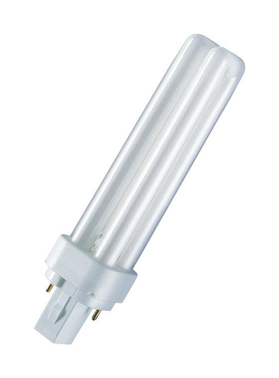 Compact fluorescent lamp lamp Sylvania the CF D 13W/G24d - 1/840