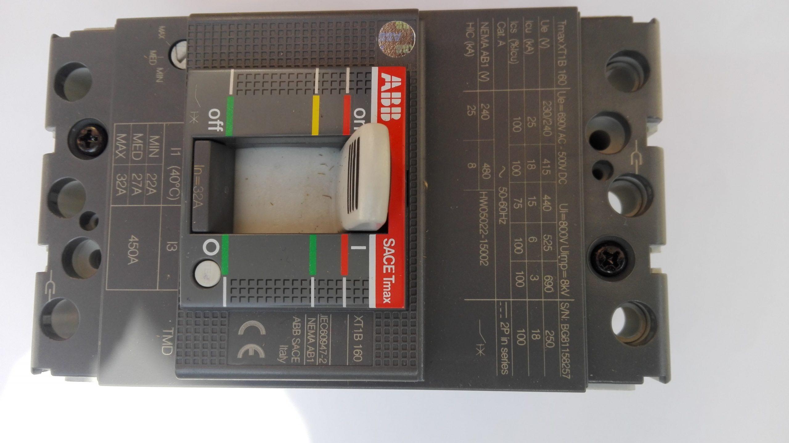 ABB SACE Tmax XT1B 160 Breaker 25A