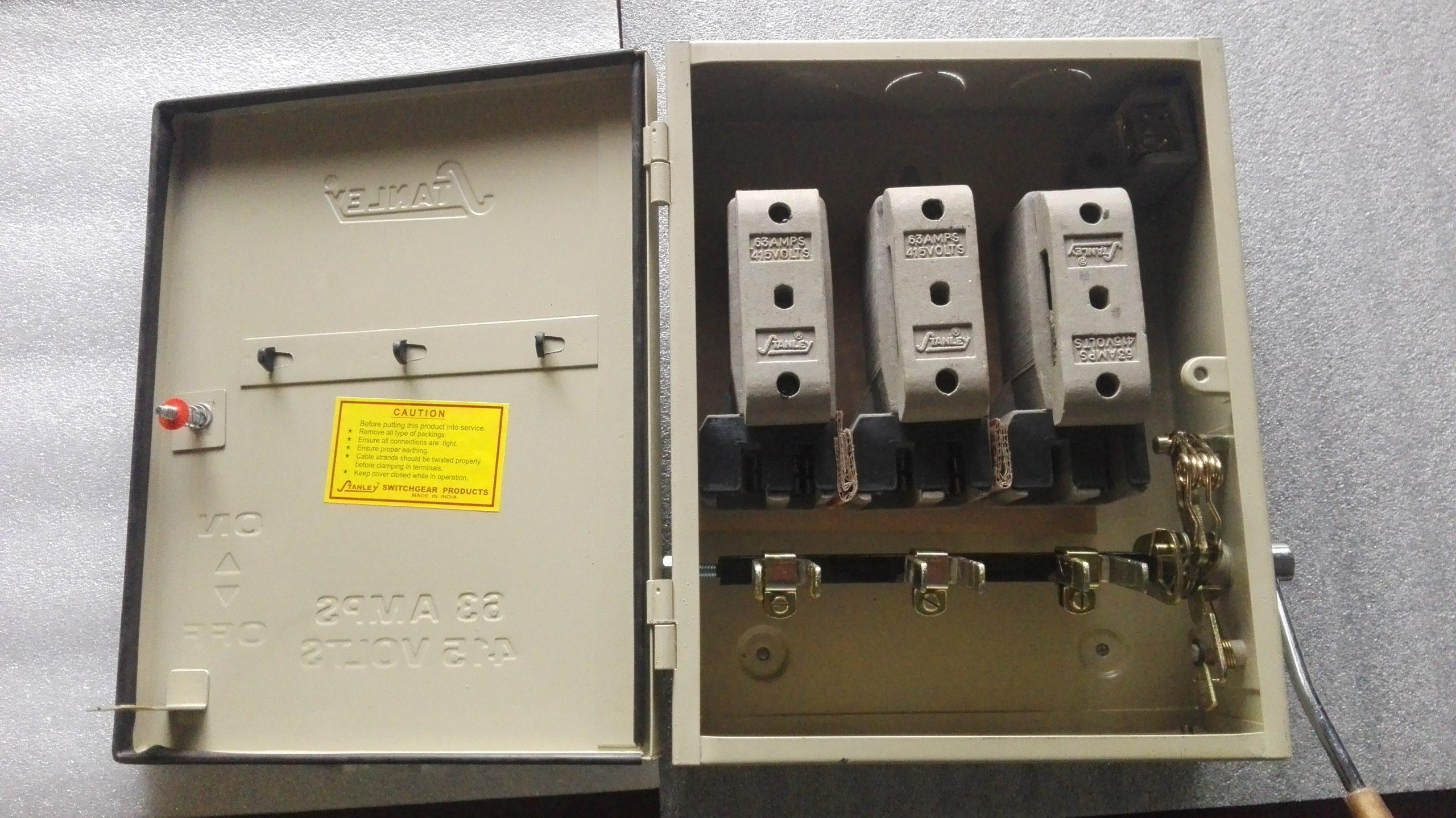 Stanley Switch Gears - Side Handle 400Amp