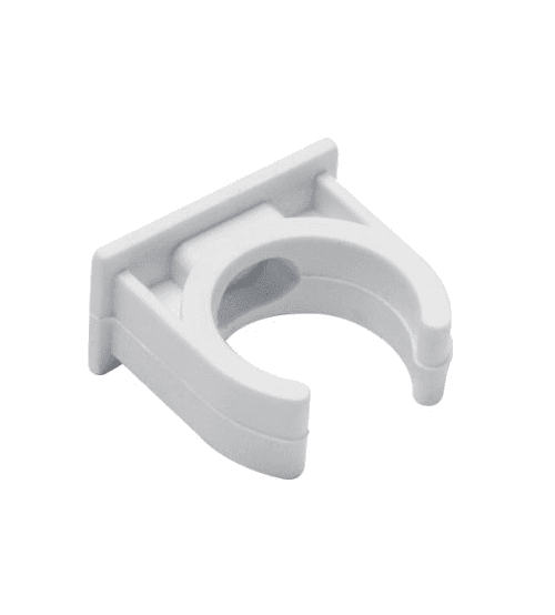 PVC Saddle Clip 20mm/pkt