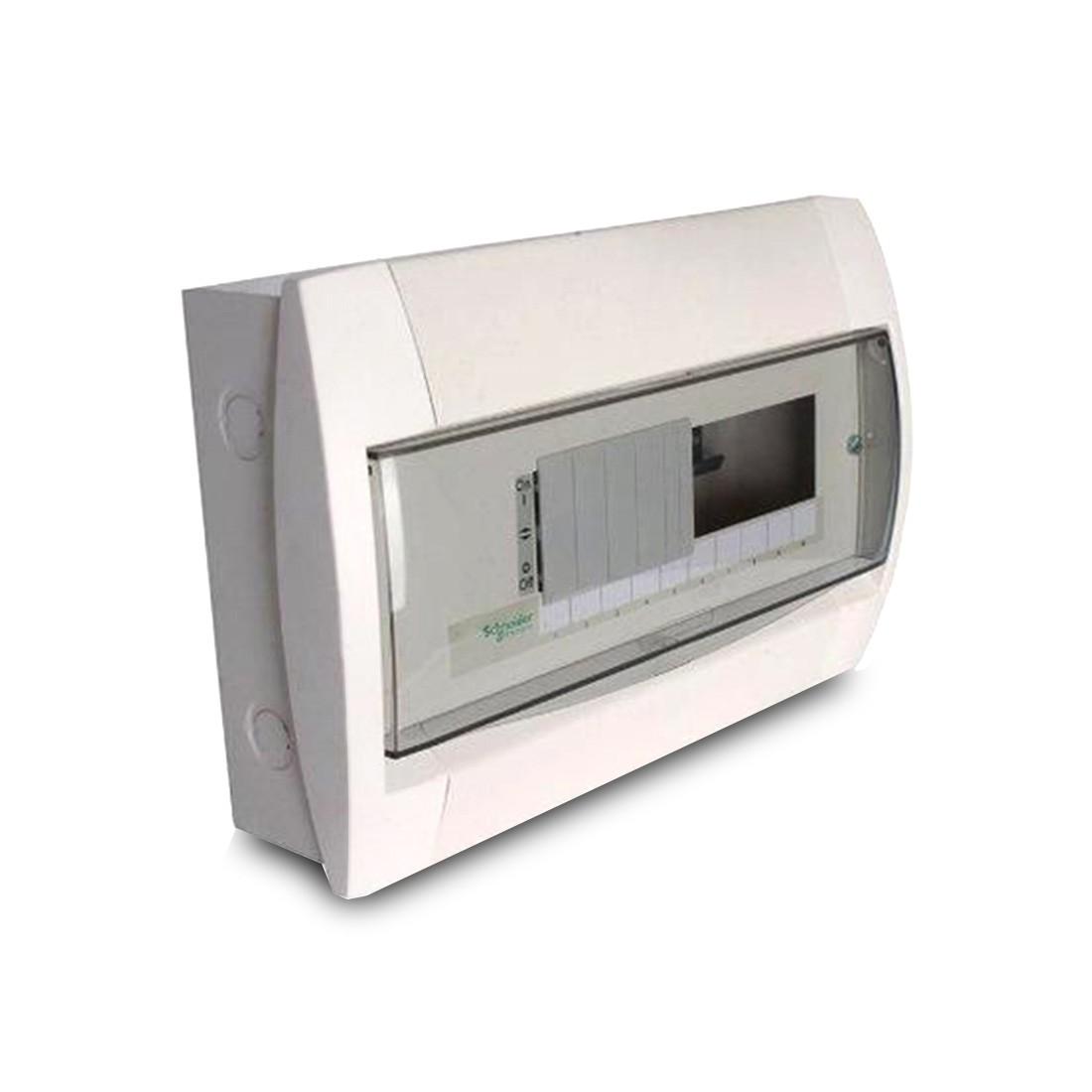 Schneider Electric 1 Phase 10 Ways DIN ROW Distribution Board Enclosure