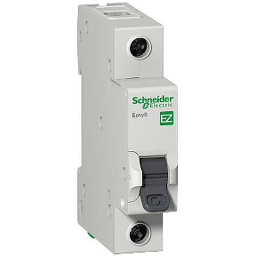 Easy9 miniature circuit breaker- 1P - 6 A - C curve - 6000 A - 230 V