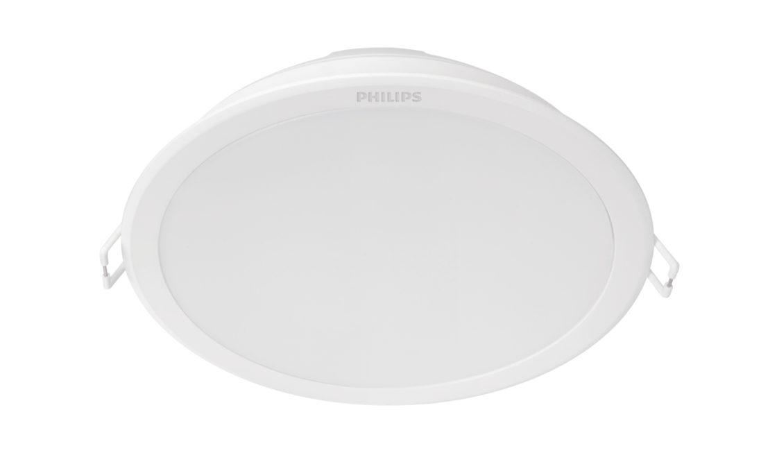 Philips Meson Downlight, 5W, 350 lm, 6500 K, Wide beam, White Recessed