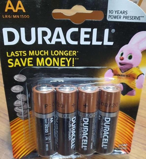 Duracell AA  Battery - Pack of 4