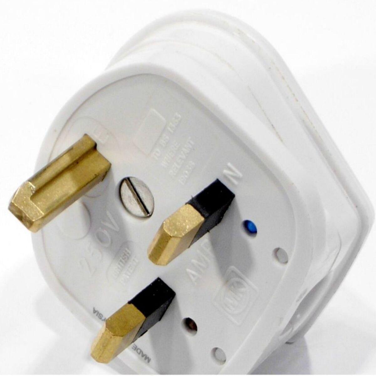 MK Electric Safety Plug T shaped earth pin for used with 13A safety plug.