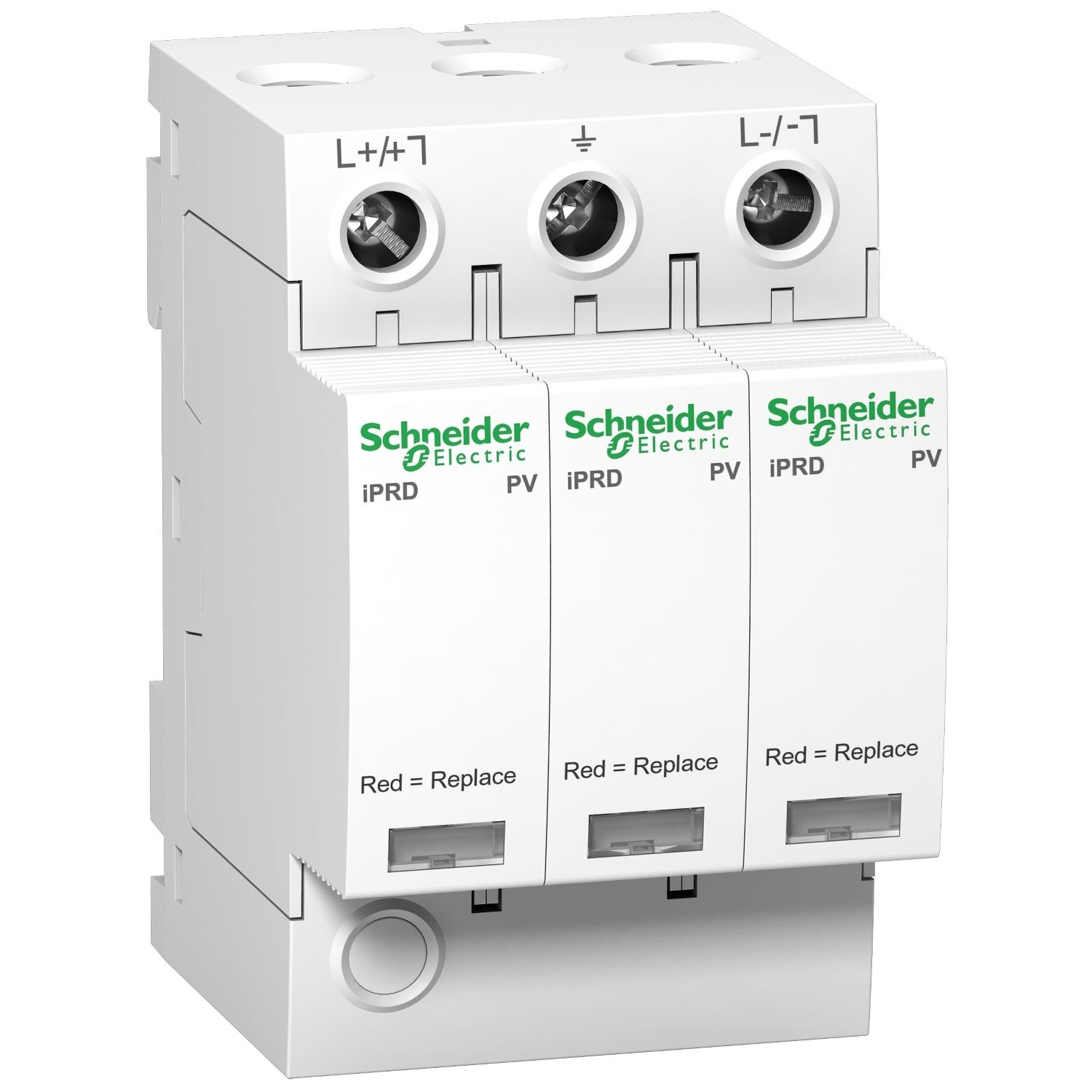 A9L40271 Schneider Electric iPRD-DC 40r 800PV modular surge arrester - 2P - 800VDC - with remote transfert