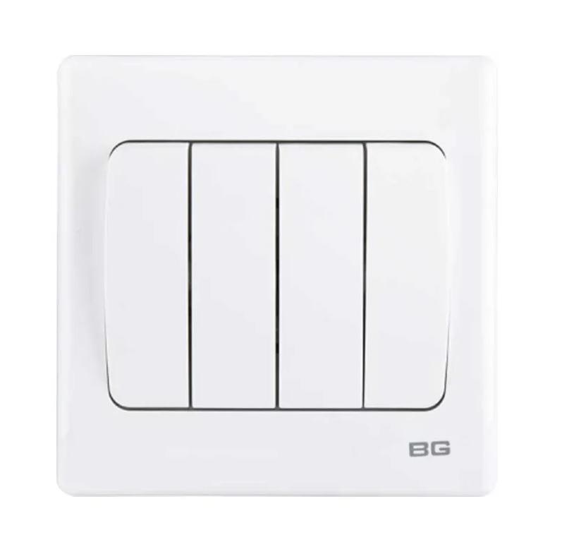 BG PCWH44 - 4GANG 2WAY SWITCH British General
