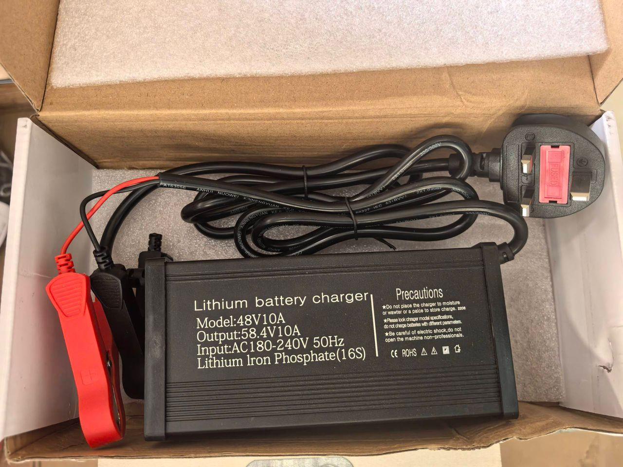 Lithium Battery Charger 58.4V/10A