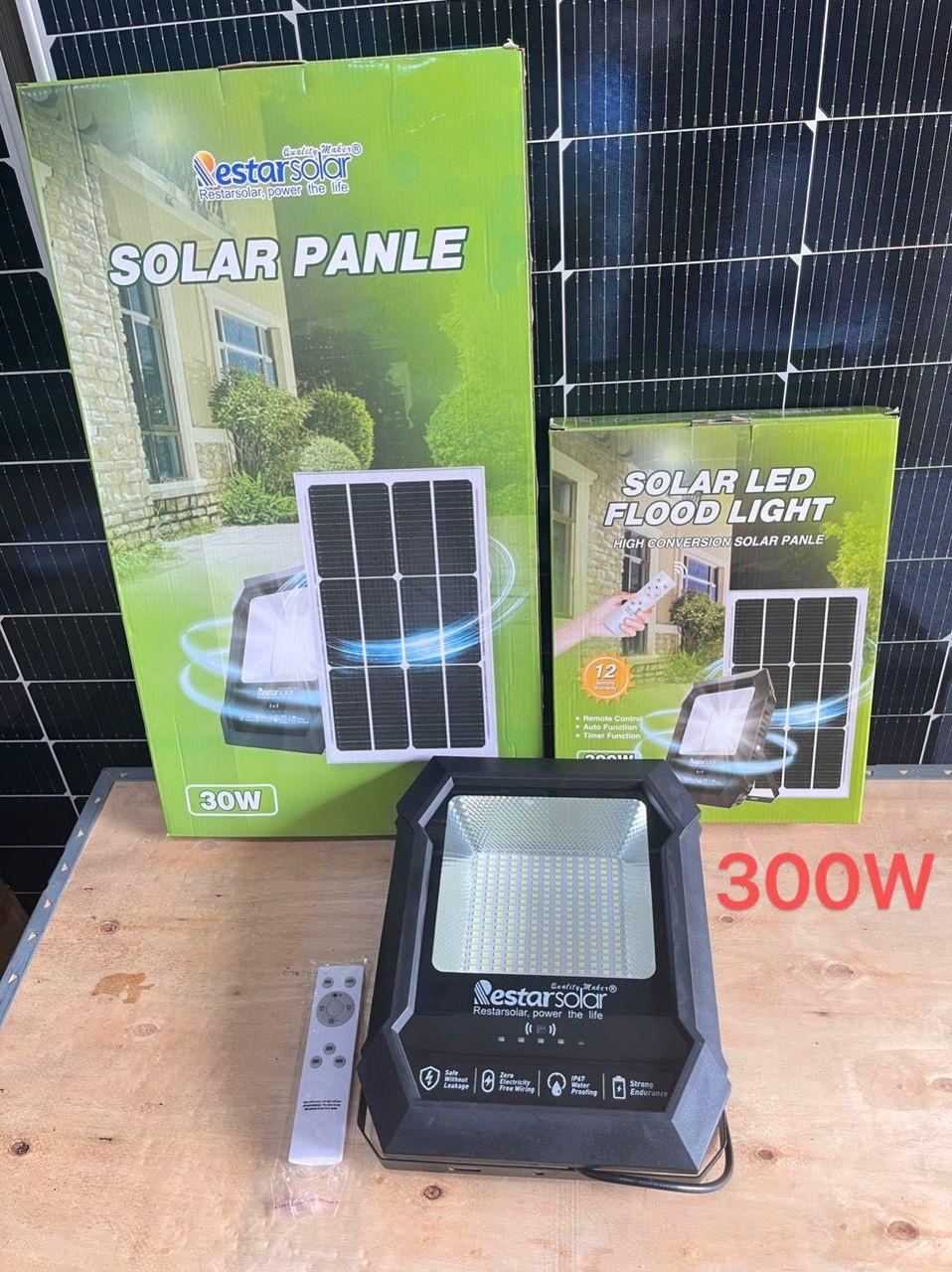 SOLAR FLOOD LIGHT 300W (all in one)