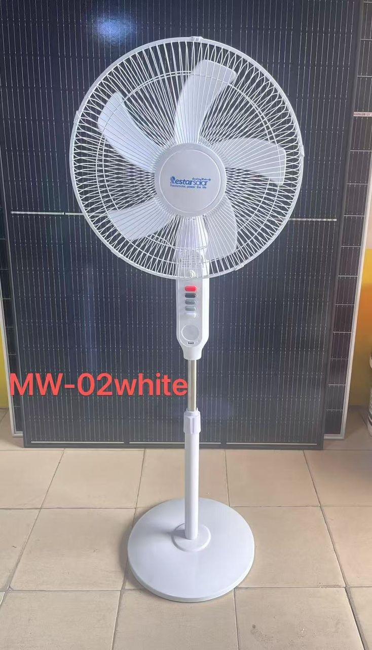 Solar Fan MW-02 White 16inch DC with mosquito killer function