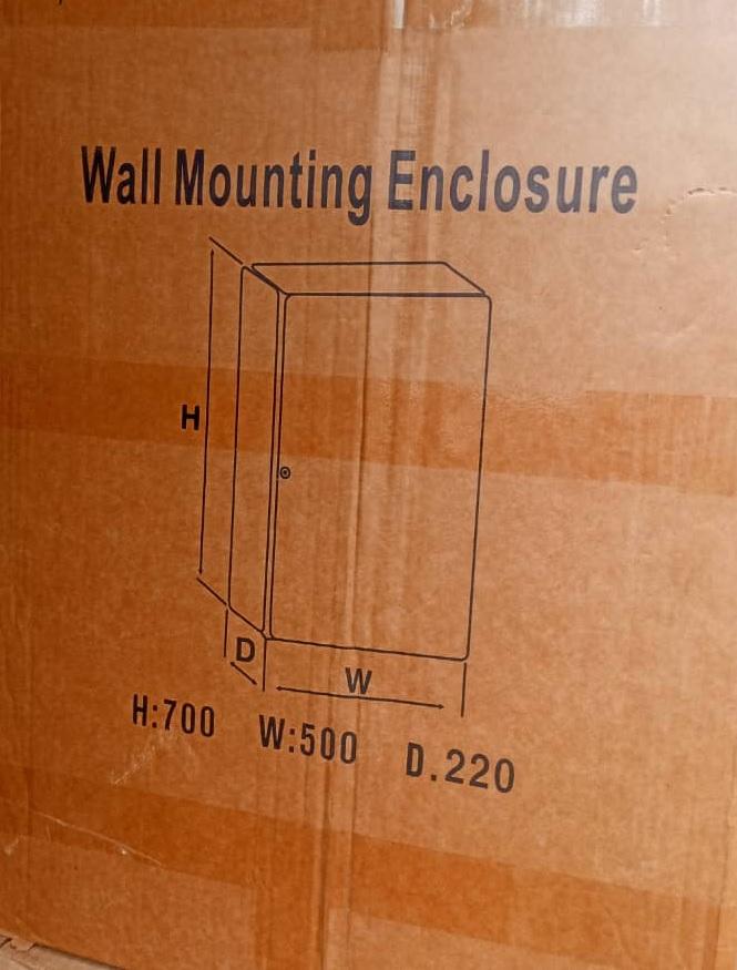 Wall Mounting Enclosure Model: H700xW500xD220