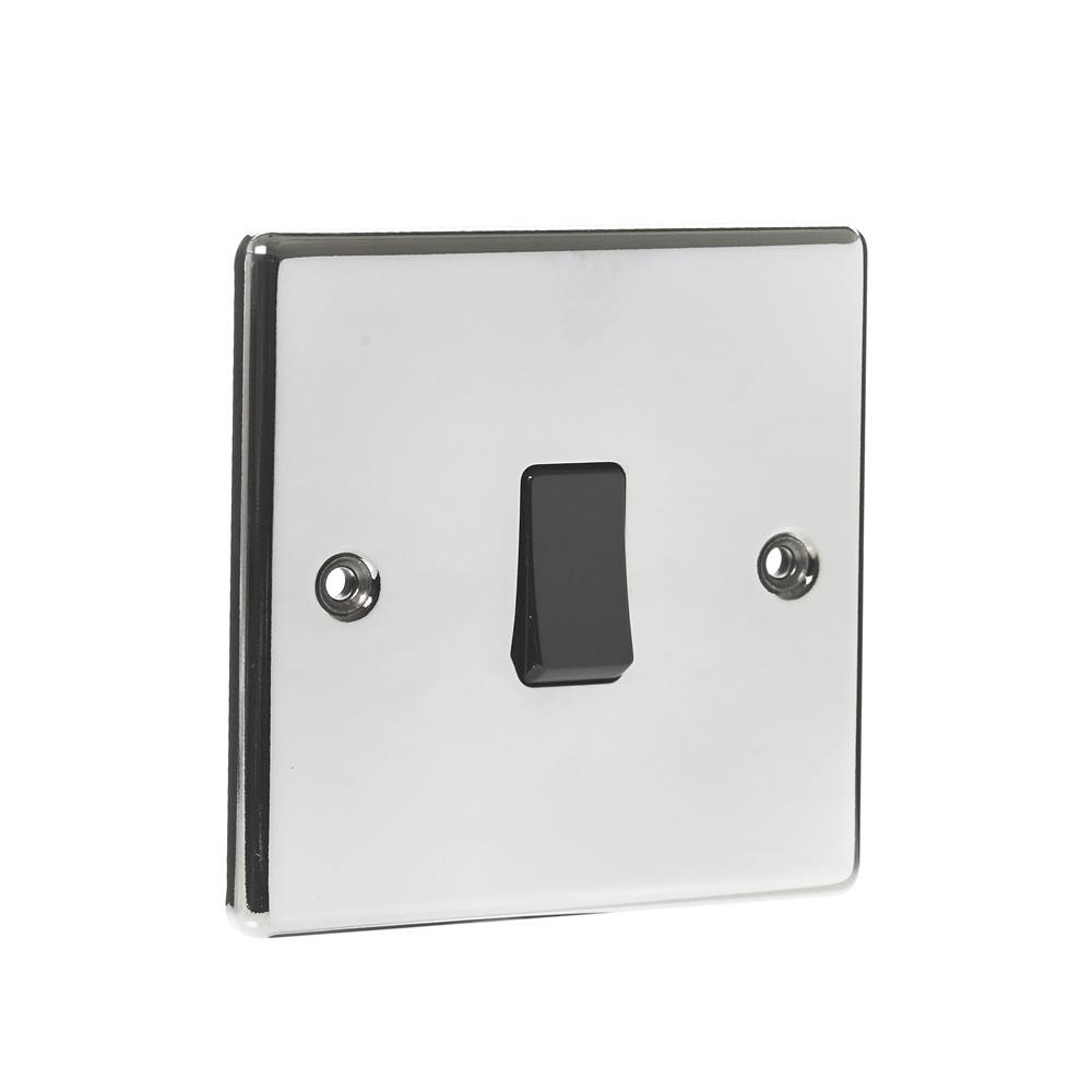 Single 2-Way Switch Black Nickel-0