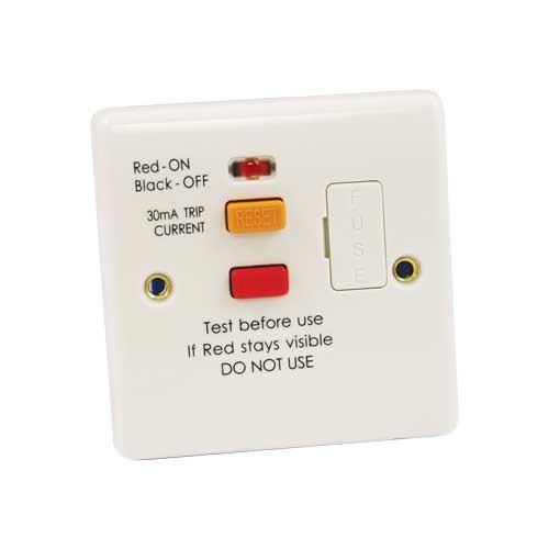 BG ELECTRICAL 855RCD 13A RCD FUSED CONNECTION UNIT