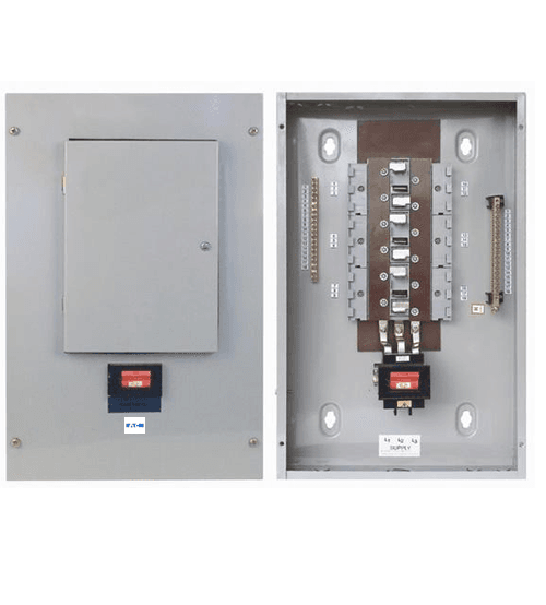 Eaton-MEM 6way Three Phase(TPN) Distribution Board C/W MCB