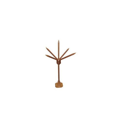 High Conductivity Copper Thunder Protector/Lighting Arrester - Short