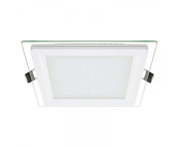 LED Square Glass Down/Panel Light (Daylight) 12W CCT 6000K